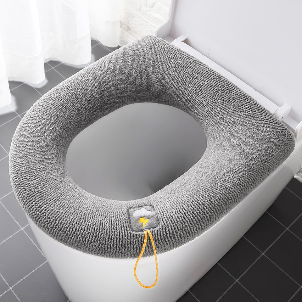 Winter Warm Toilet Seat Cover Closes tool Mat