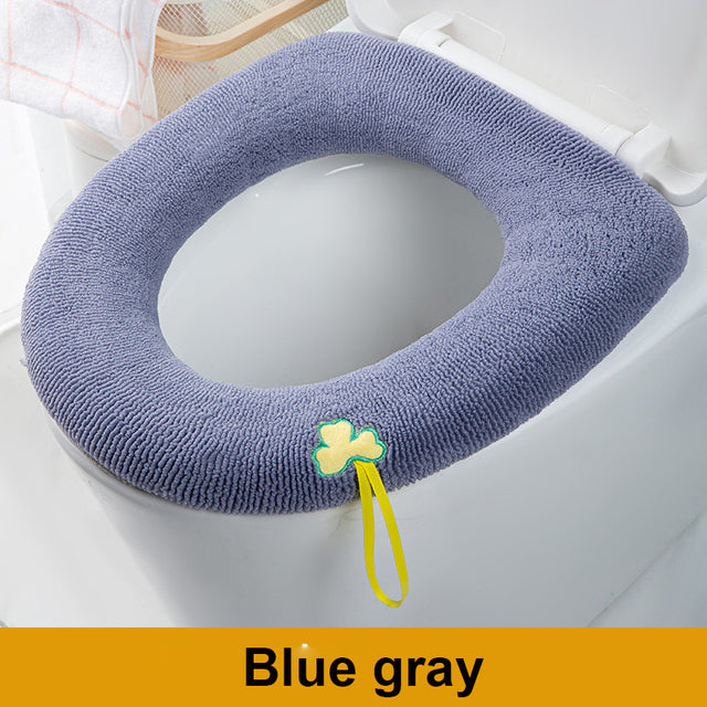 Winter Warm Toilet Seat Cover Closes tool Mat