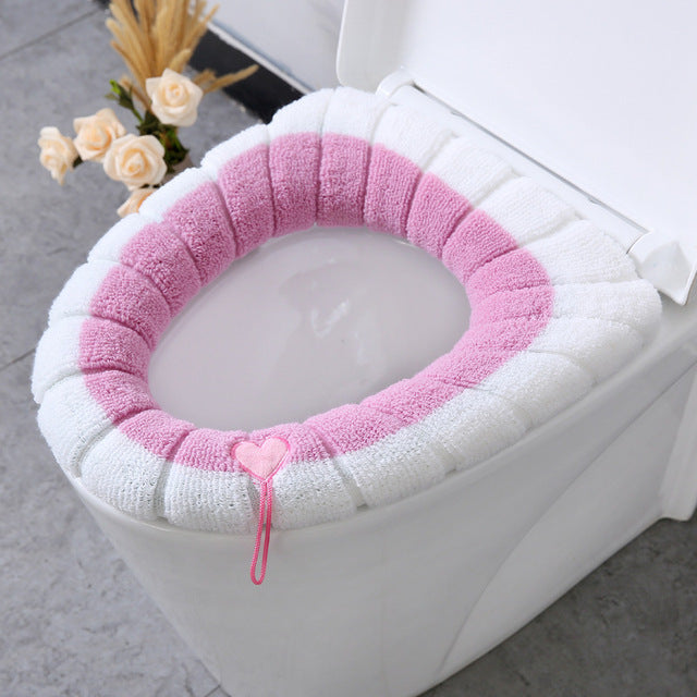 Winter Warm Toilet Seat Cover Closes tool Mat