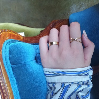 Silver Color Butterfly Rings For Women Men Lover Couple Ring Set