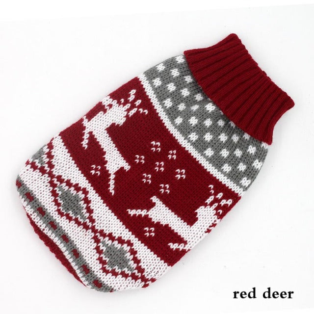 Warm Dog Clothes for Small Medium Dogs Knitted Cat Sweater Pet Clothing