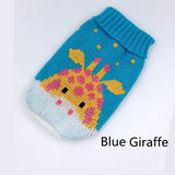 Warm Dog Clothes for Small Medium Dogs Knitted Cat Sweater Pet Clothing