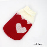 Warm Dog Clothes for Small Medium Dogs Knitted Cat Sweater Pet Clothing