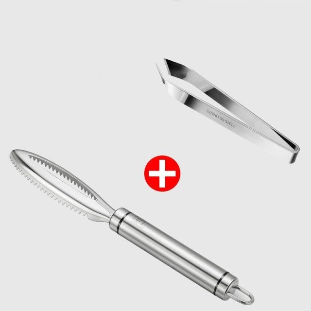 Fast Remove Fish Cleaning Peeler Scraper Fish bone tweezers tool gadget