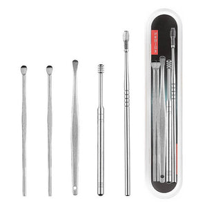 Stainless Steel Earpick Wax Remover piercing kit