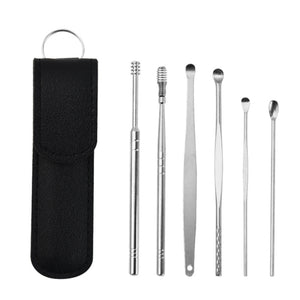 Stainless Steel Earpick Wax Remover piercing kit