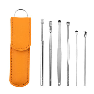 Stainless Steel Earpick Wax Remover piercing kit