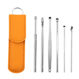Stainless Steel Earpick Wax Remover piercing kit