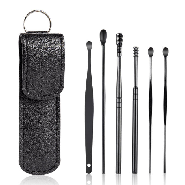 Stainless Steel Earpick Wax Remover piercing kit
