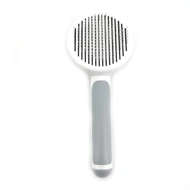 Self Cleaning Slicker Brush for Dog and Cat Removes Undercoat Tangled Hair Massages Particle