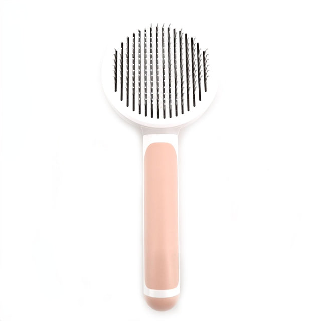 Self Cleaning Slicker Brush for Dog and Cat Removes Undercoat Tangled Hair Massages Particle