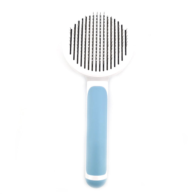 Self Cleaning Slicker Brush for Dog and Cat Removes Undercoat Tangled Hair Massages Particle