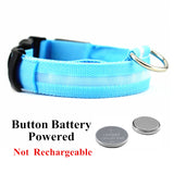LED Glowing Dog Collar Night and Pet Safety Collar for Small Dogs and Cat