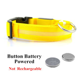 LED Glowing Dog Collar Night and Pet Safety Collar for Small Dogs and Cat