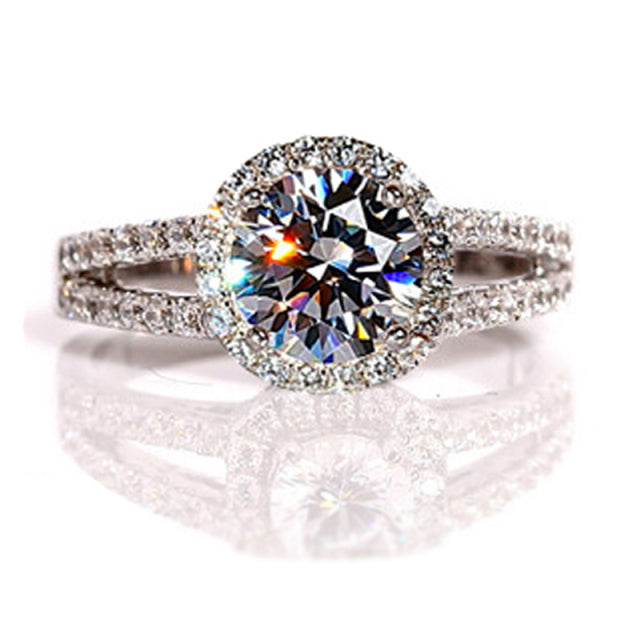 Lab Diamond Wedding Bands Bride Women
