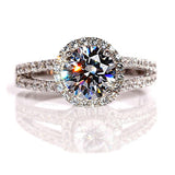 Lab Diamond Wedding Bands Bride Women